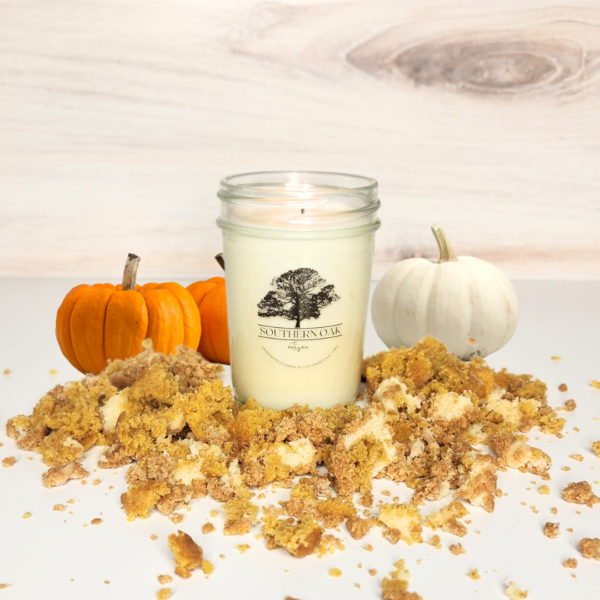 pumpkin crumble candle