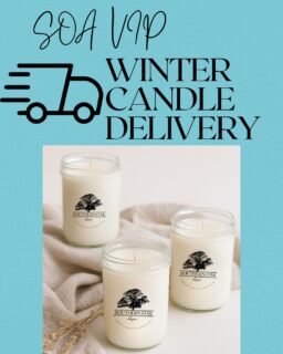 Our winter scents are arriving on doorsteps right now, and this batch might be one of our favorites! ❄️ This trio, like all of our candles, were poured slow and packed by hand. If you're curious about becoming a SOA VIP and getting seasonal deliveries like this, the link is in the bio!