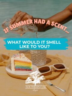 If summer had a scent, what would it smell like to you? ☀️🌊For us, it's a little citrus, a little coconut, warm sunshine, salty air... and something sweet after a day at the beach.That's exactly what inspired Cake By the Ocean, our newest hand-poured soy candle.🍊 Top: Orange, Green Leaves, Coconut, Lemon🌸 Middle: Jasmine, Heliotrope, Butter, Sugar🤍 Base: Sandalwood, Musk, VanillaMade with 100% natural soy wax and clean fragrance oils, it's light, uplifting, and perfect for bringing those carefree summer vibes into your home.Now it's your turn... if summer had a scent, what would it smell like to you? Tell us in the comments! ⬇️#SouthernOakArtisan #CakeByTheOcean #SummerCandles #SoyCandles #HandPouredCandles #CleanCandles #CoastalHome #SummerDecor #CandleLover #SmallBusinessLove