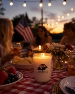 Long weekends have a way of reminding us what summer is all about.Gathering around the table.Sharing a good meal.Staying outside a little longer.Watching the sky change as the sun goes down.And ending the day with the warm glow of a candle.Those simple moments often become the ones we remember most.Wishing you a safe, relaxing, and joy-filled Fourth of July weekend. Thank you for supporting our small family business and allowing us to be part of your homes, one candle at a time. ❤️🤍💙