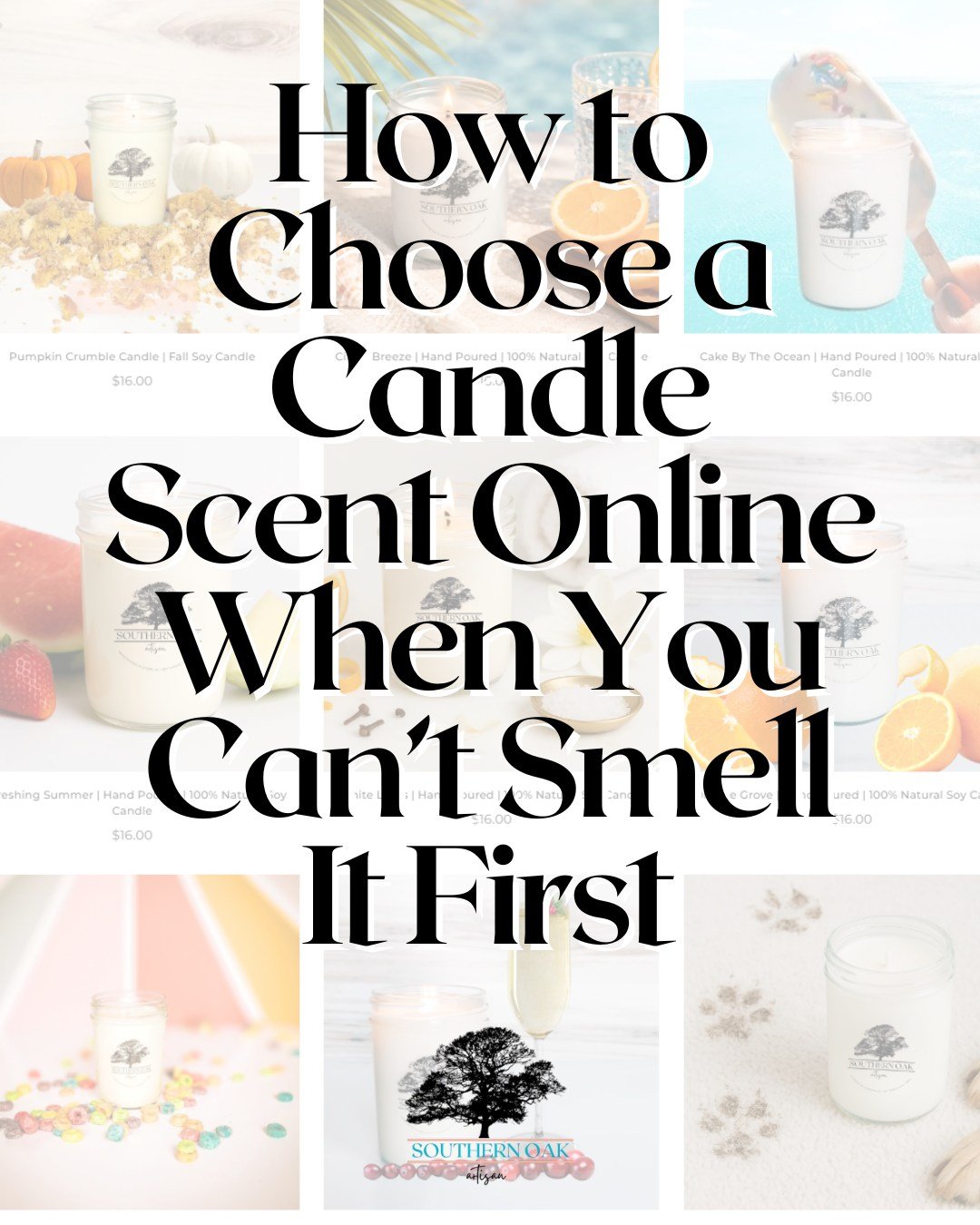 Buying a candle online can feel like a tiny gamble. The name sounds good. The jar is cute. But what does it actually smell like? 👃We created a simple guide to help you choose a candle scent online using the fragrances you already love, scent families, fragrance notes, and the room you plan to use it in.Fresh and citrusy? Sweet and fruity? Warm like something baking? Earthy and woodsy? There’s a candle personality for all of us.Because opening your order should end with “Ohhh, I love this”—not “Well…that is certainly a lot of cinnamon.” 😂Read How to Choose a Candle Scent Online When You Can’t Smell It First at the link in our bio!#SouthernOakArtisan #SoyCandles #CandleScents #HandPouredCandles #CandleLover