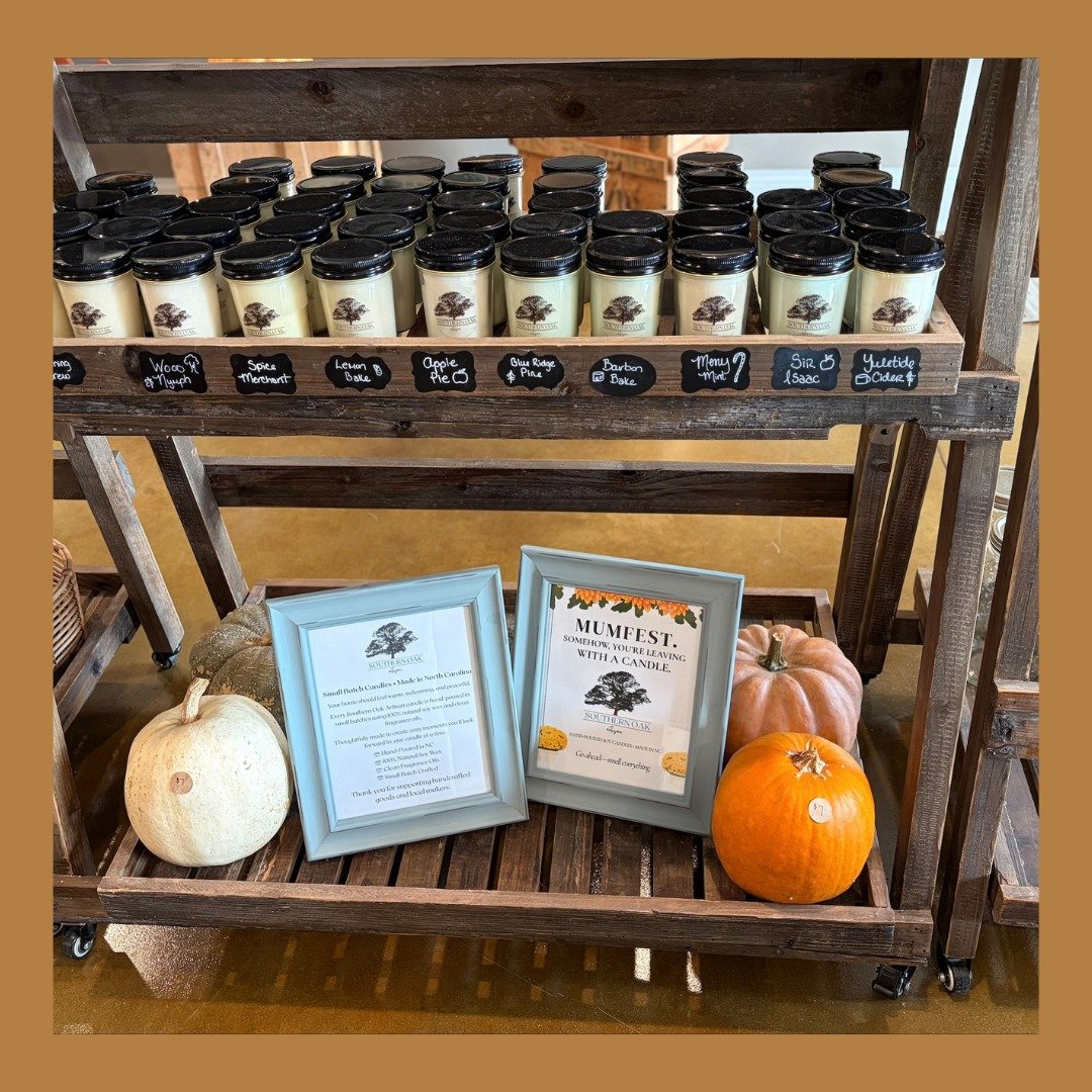 🍂 MumFest weekend calls for a little shopping in downtown New Bern! 🧡Heading to MumFest? Make sure @liberty_fields_homestead is on your list of stops!We're excited to share that our Southern Oak Artisan candles are RESTOCKED and ready for you! 🕯️While you're enjoying the festivities, pop inside, browse the shop, and find a new favorite scent to take home.📍 The Waystation Mercantile240 B Middle St.Downtown New Bern, NC🍁 Come for MumFest. Leave with a new favorite scent!#MumFest #MumFest2026 #NewBernNC #DowntownNewBern #VisitNewBern