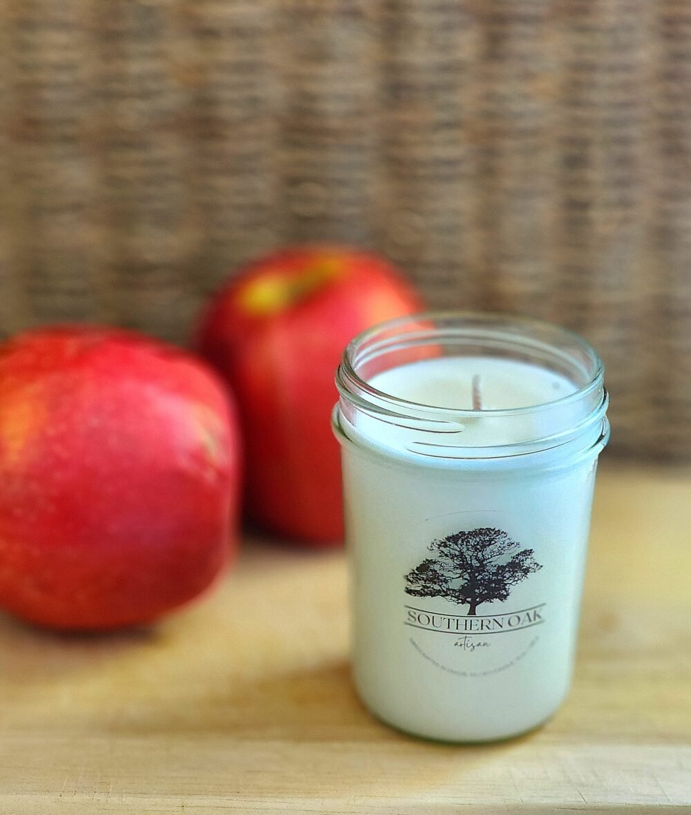 Sir Isaac apple candle