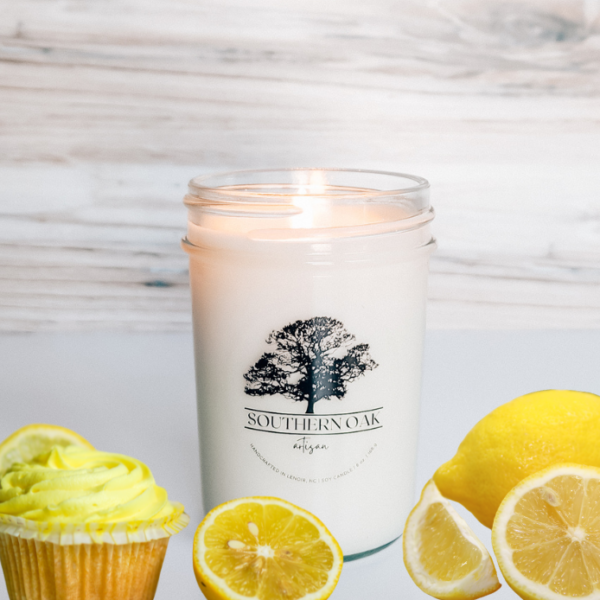 lemon bake candle