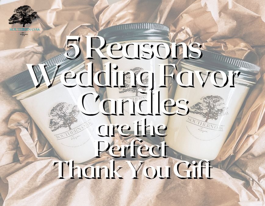 wedding favor candles