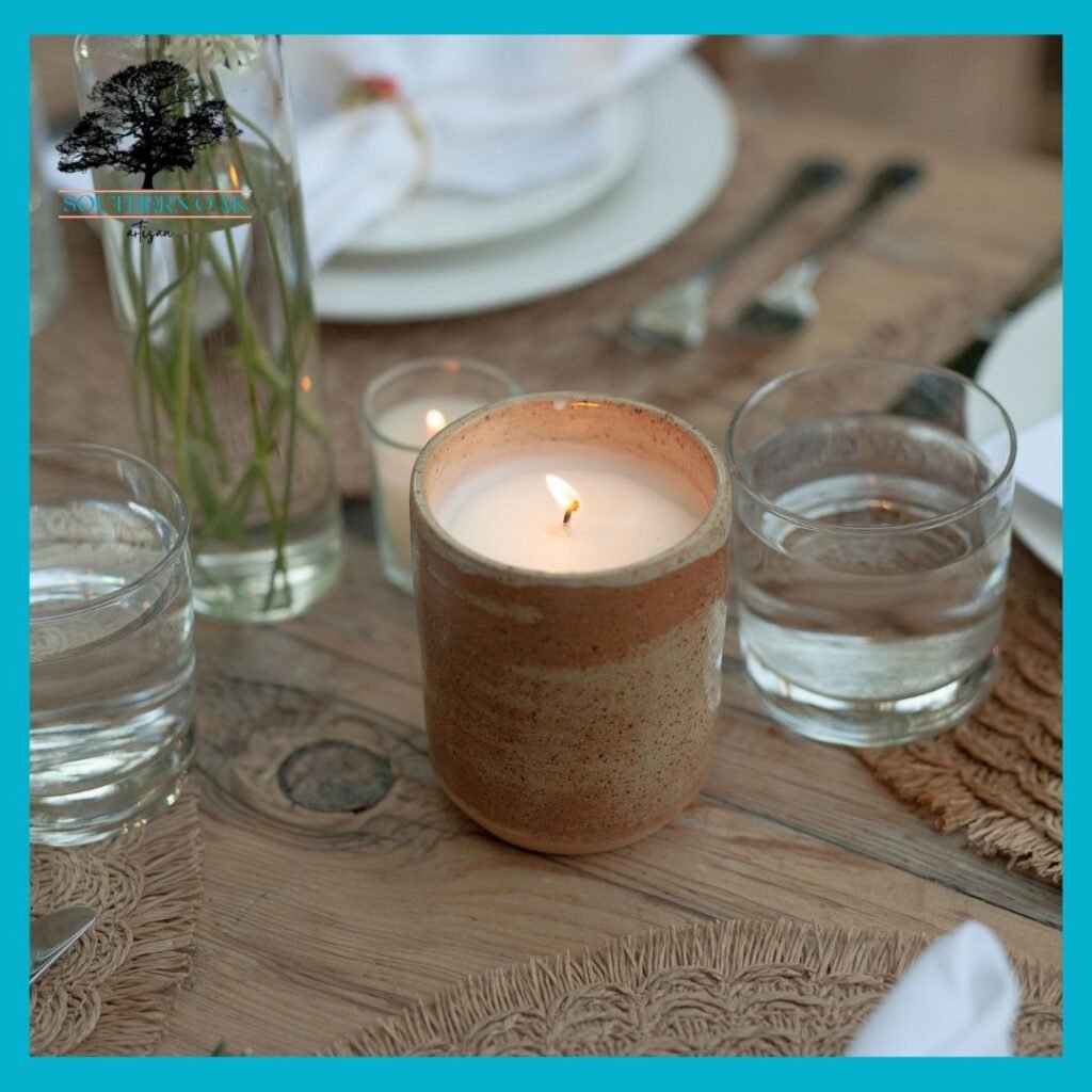 candles at fall weddings
