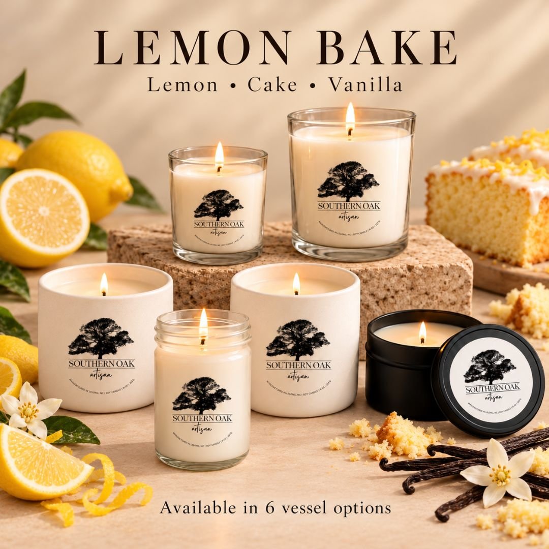 Lemon Bake | Hand Poured | 100% Natural Soy Candle