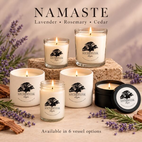 Namaste | Hand Poured | 100% Natural Soy Candle