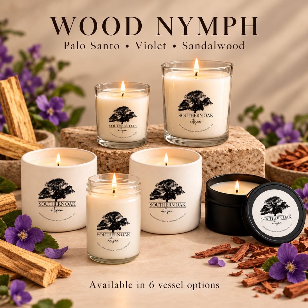 Wood Nymph | Hand Poured | 100% Natural Soy Candle
